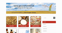 Desktop Screenshot of gesundheit365.at